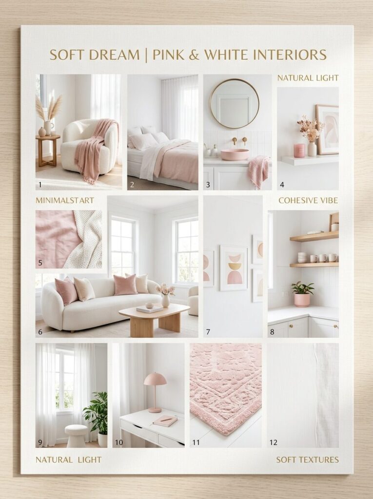 Pink and White Room Ideas