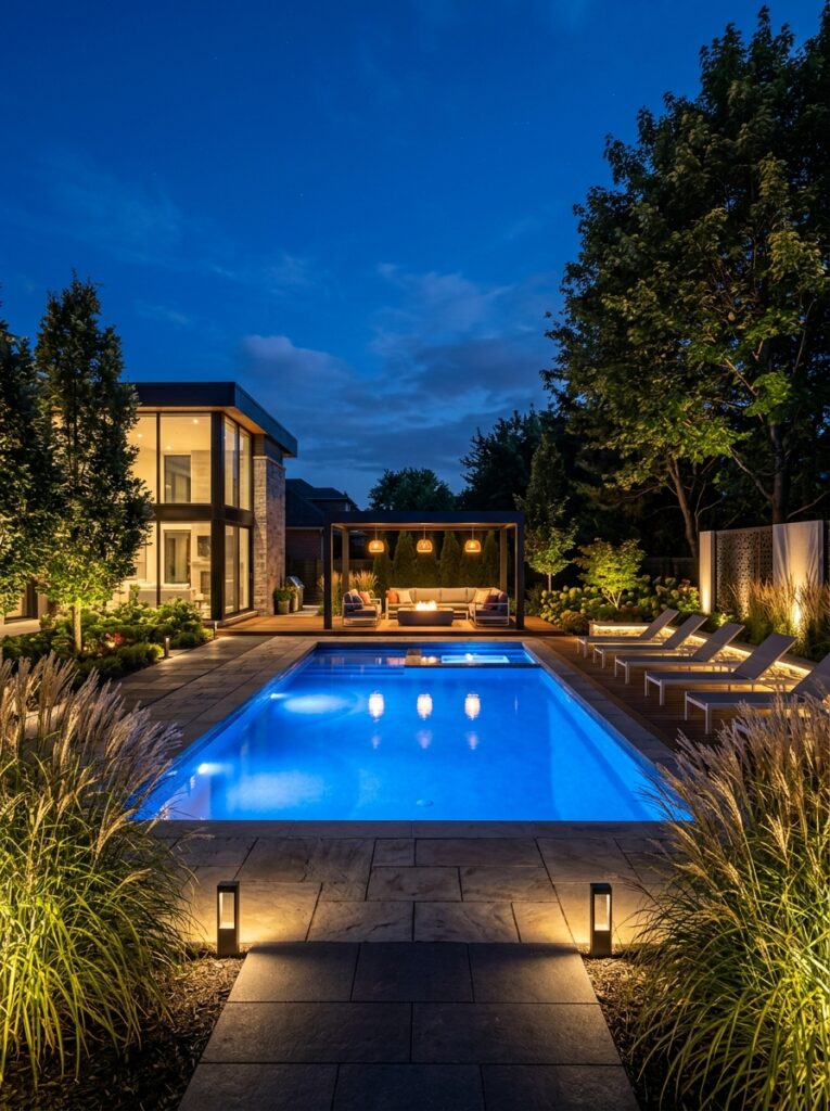 Modern Rectangle Pool Ideas