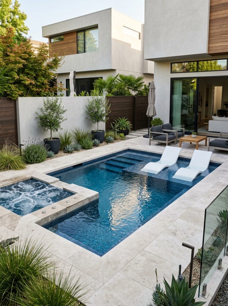 Modern Rectangle Pool Ideas