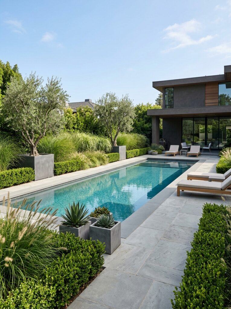 Modern Rectangle Pool Ideas