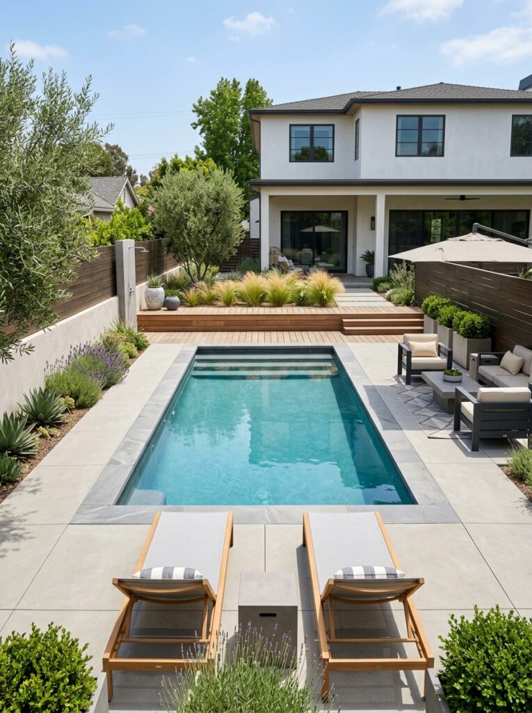 Modern Rectangle Pool Ideas
