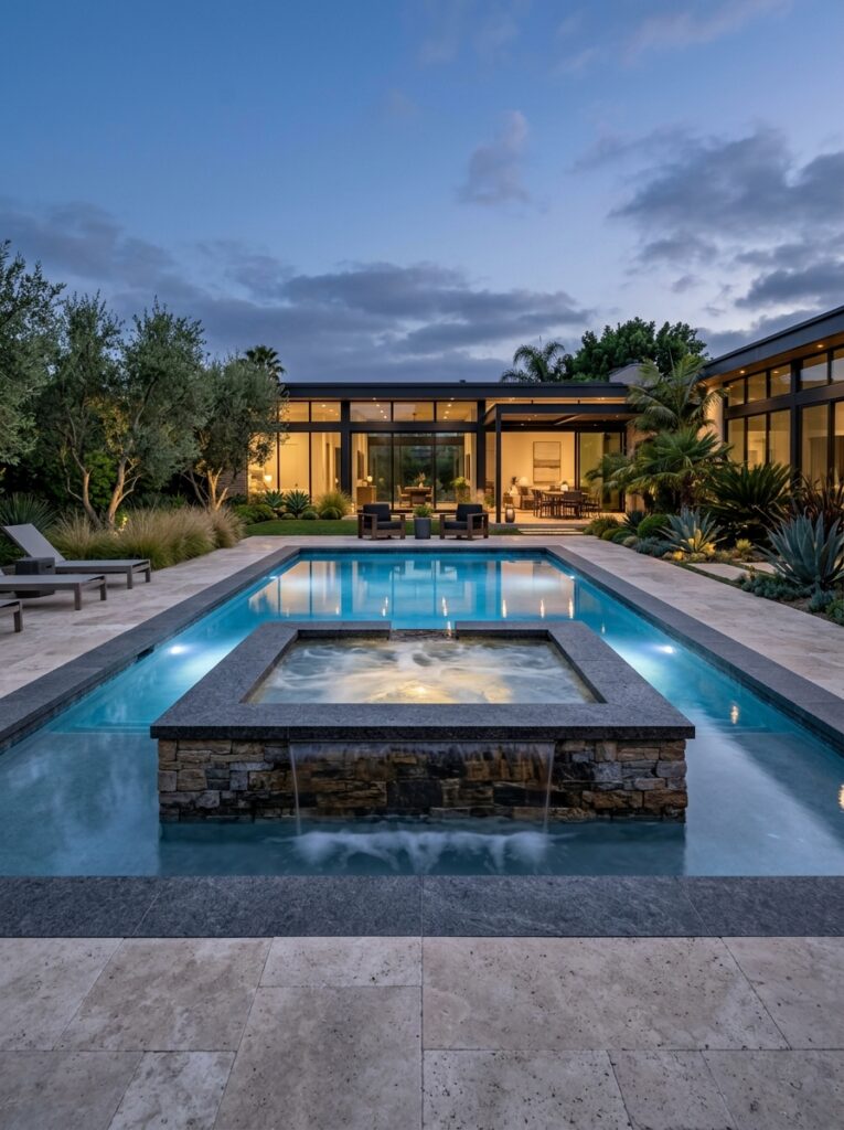 Modern Rectangle Pool Ideas