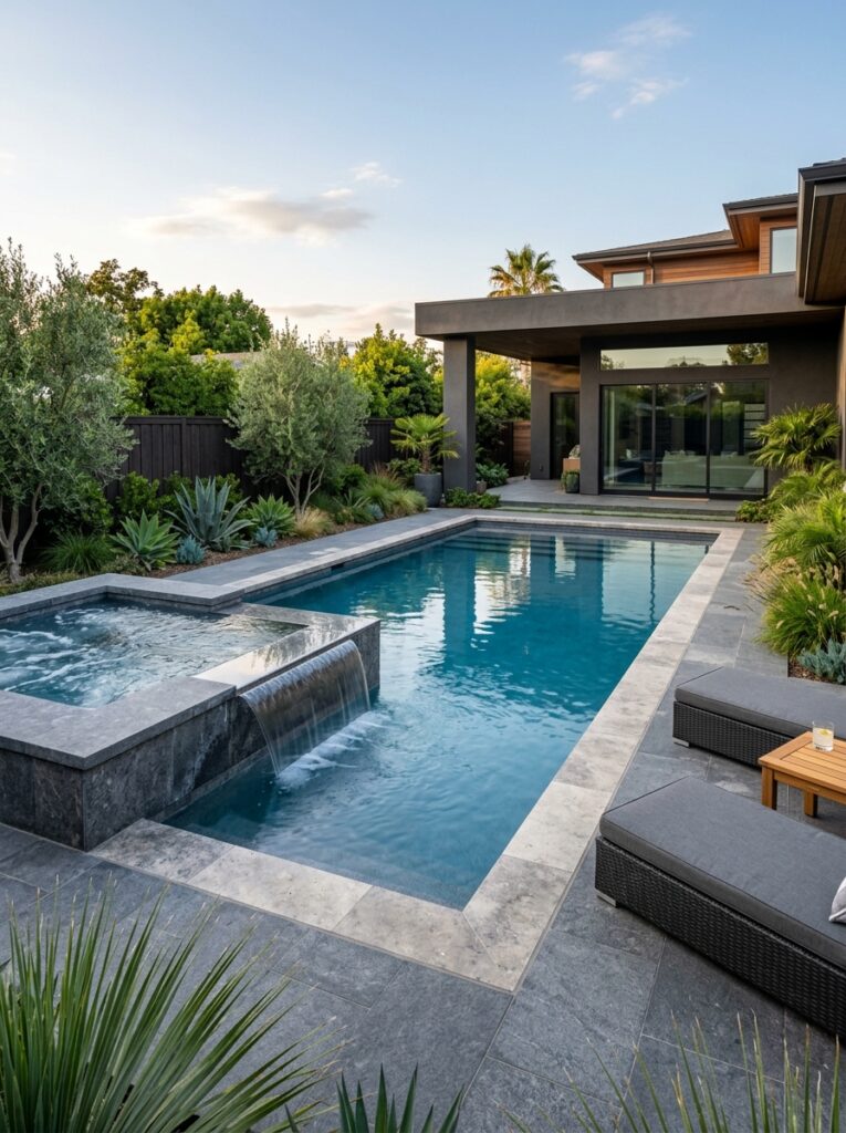 Modern Rectangle Pool Ideas