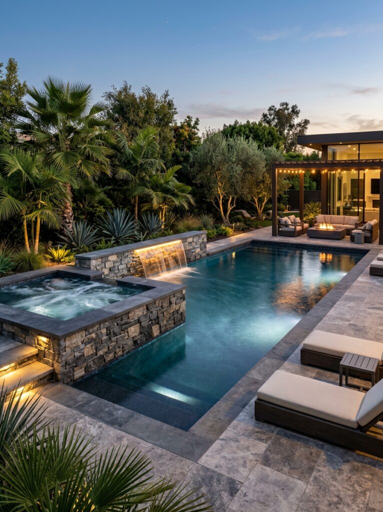 Modern Rectangle Pool Ideas