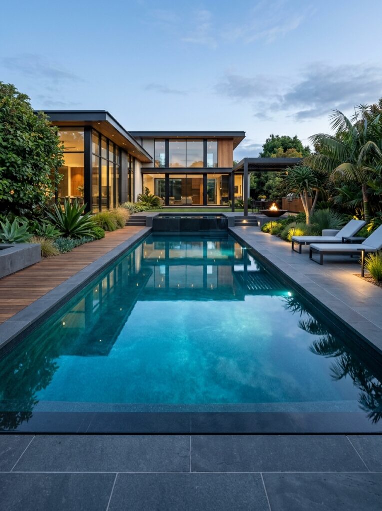 Modern Rectangle Pool Ideas