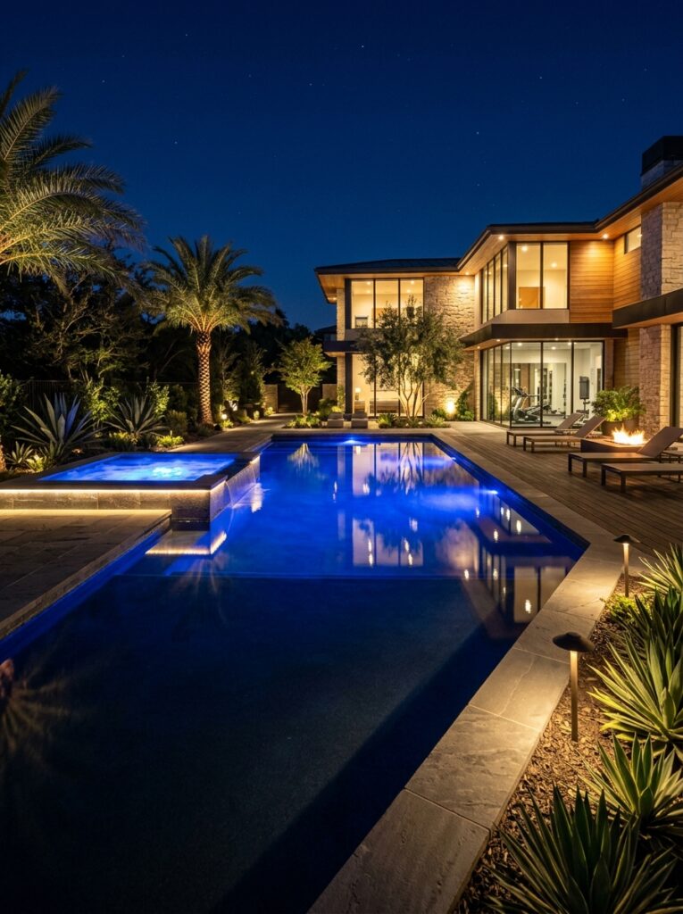 Modern Rectangle Pool Ideas
