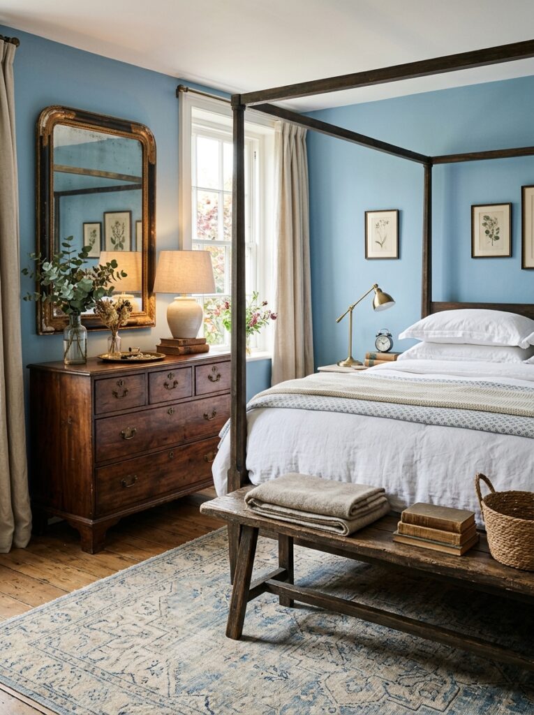 Nancy Meyers Blue Bedroom