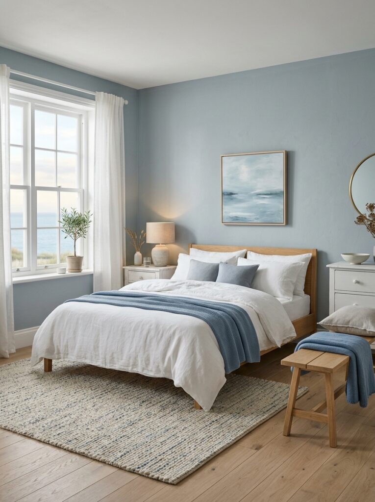 Nancy Meyers Blue Bedroom