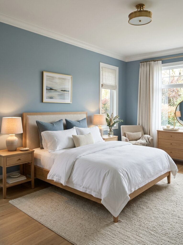 Nancy Meyers Blue Bedroom