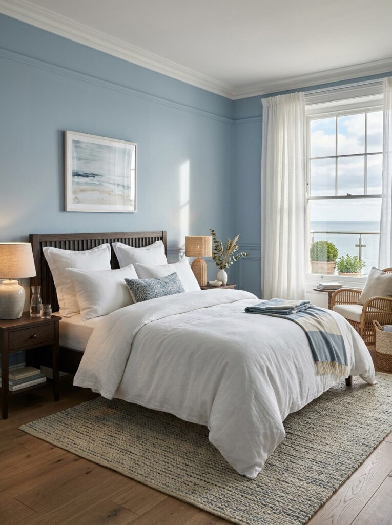Nancy Meyers Blue Bedroom
