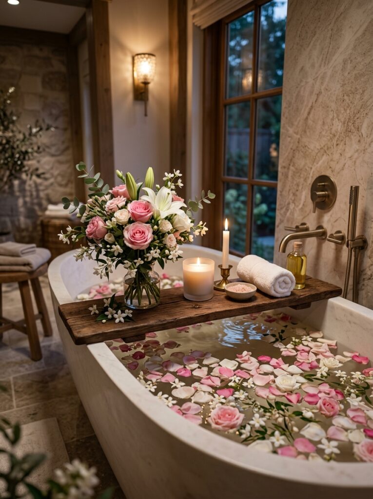 Wooden Bathtub Tray Ideas