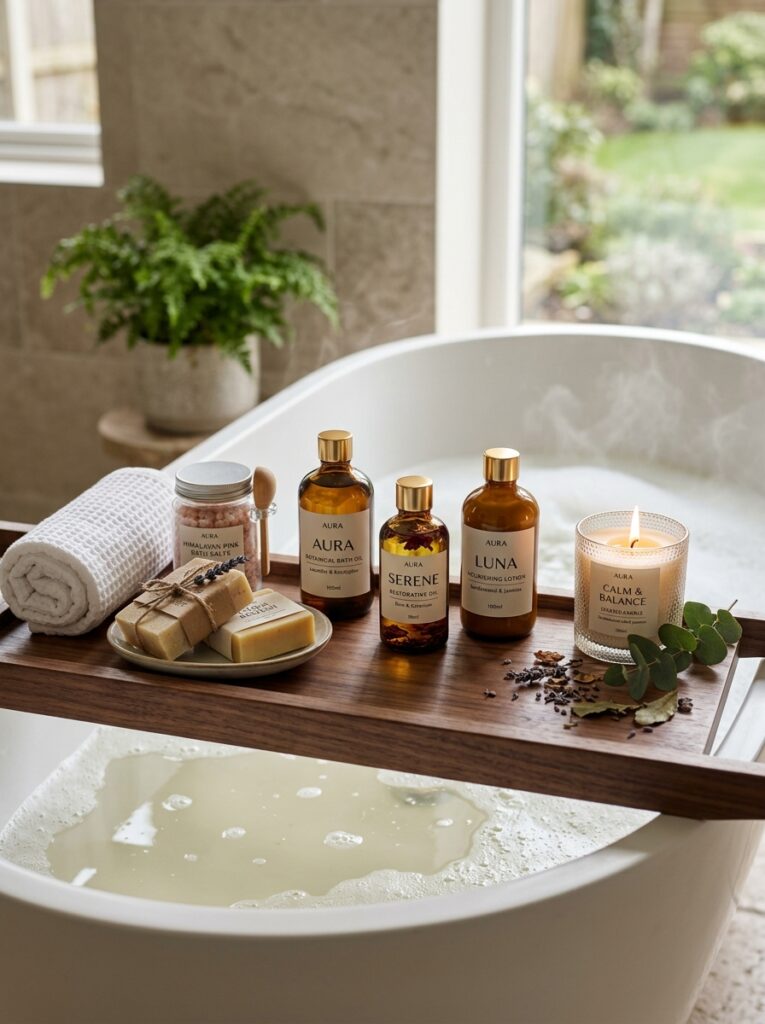 Wooden Bathtub Tray Ideas
