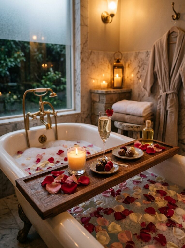 Wooden Bathtub Tray Ideas