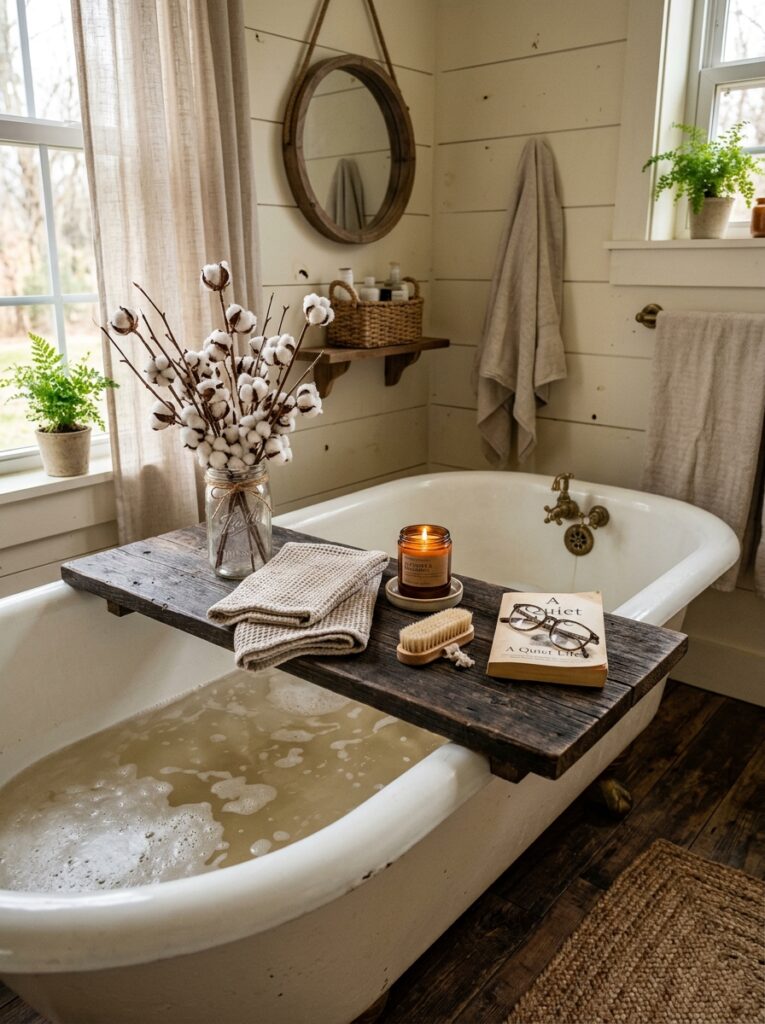 Wooden Bathtub Tray Ideas