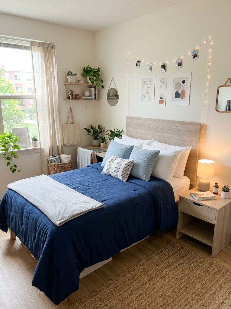 Blue Dorm Room Ideas for Girls College