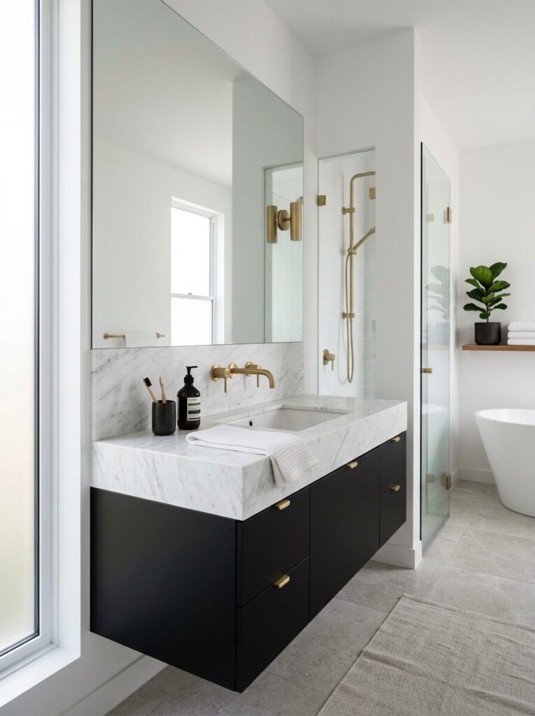 Black Vanity Bathroom Ideas