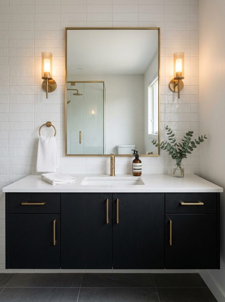 Black Vanity Bathroom Ideas