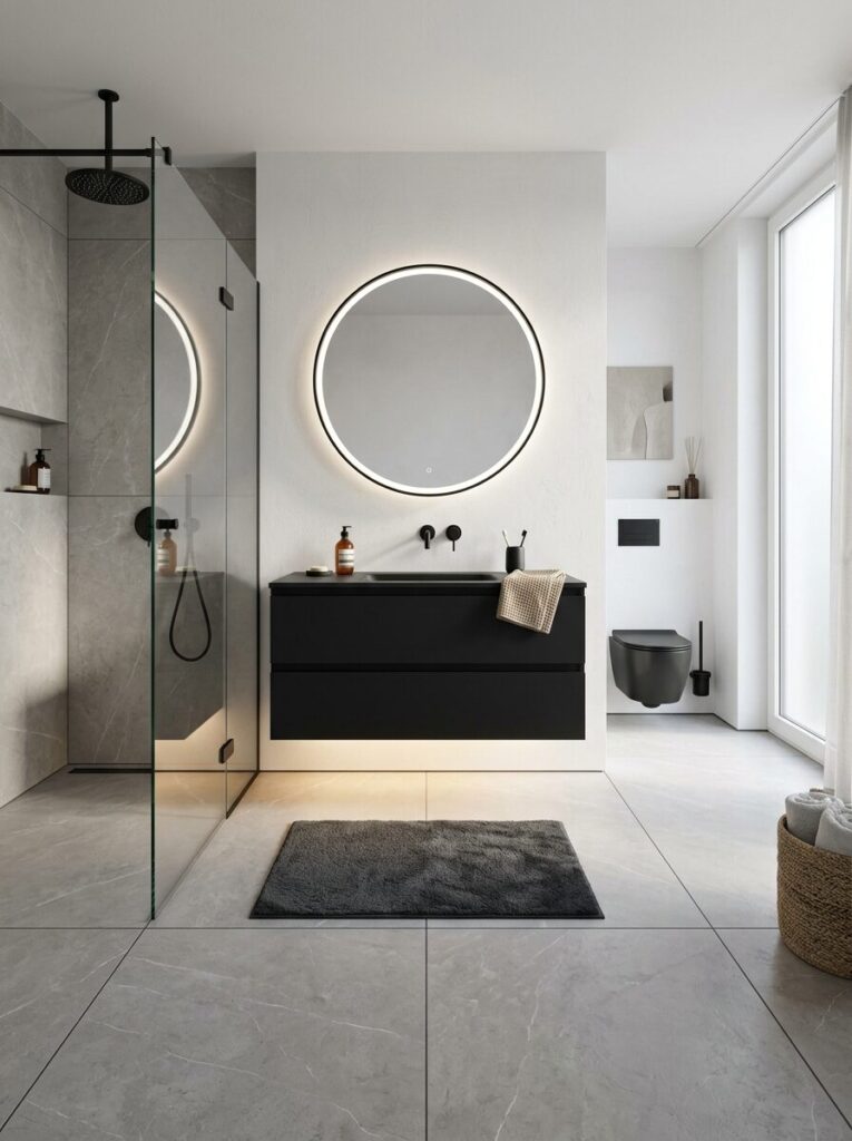 Black Vanity Bathroom Ideas