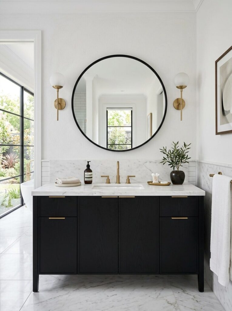 Black Vanity Bathroom Ideas