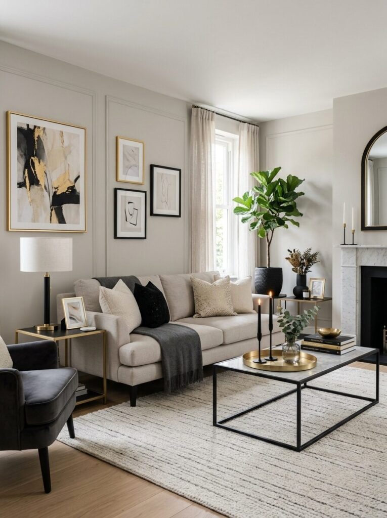 Glam Living Room Decor Ideas