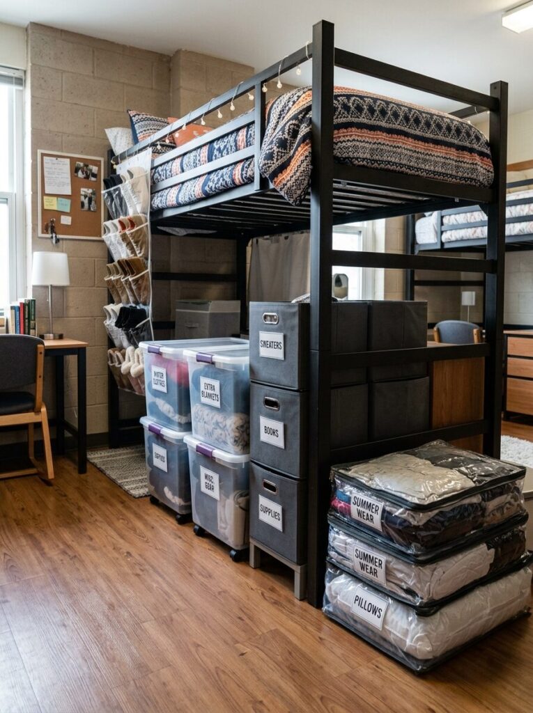 Triple Dorm Room Ideas