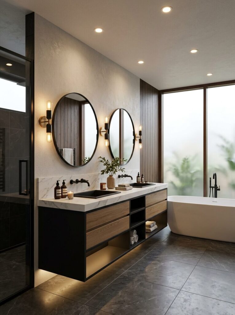 Black Vanity Bathroom Ideas