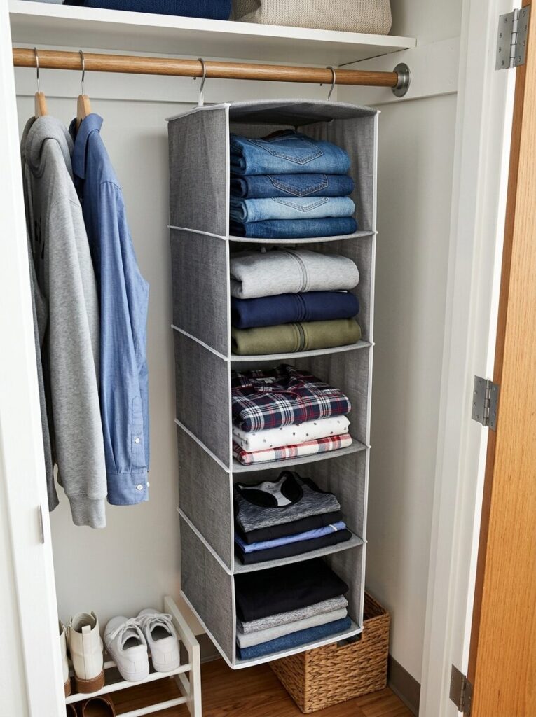 Dorm Closet Organization Ideas