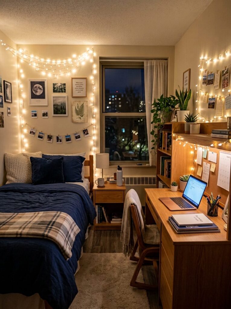 Blue Dorm Room Ideas for Girls College