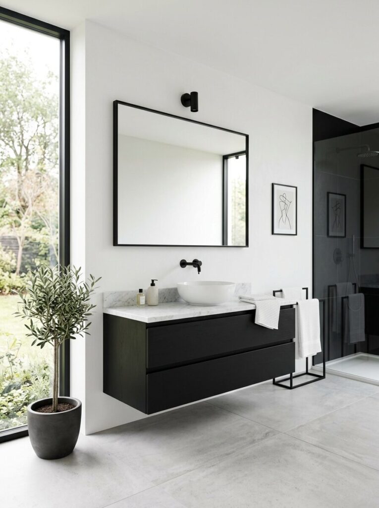 Black Vanity Bathroom Ideas