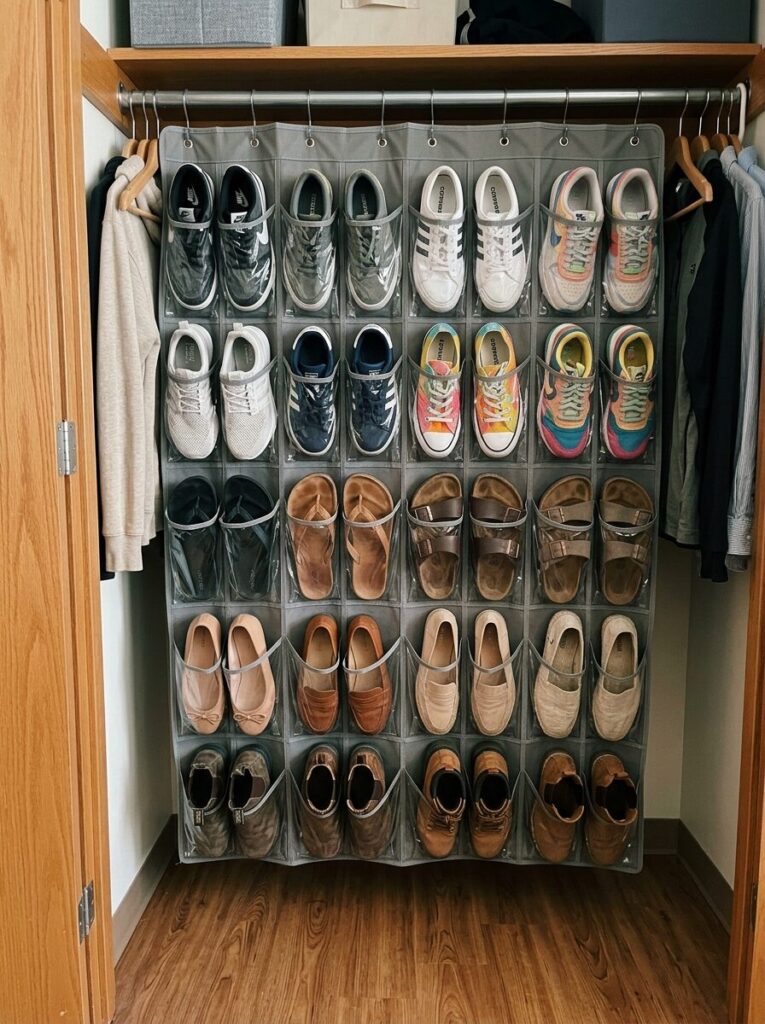 Dorm Closet Organization Ideas