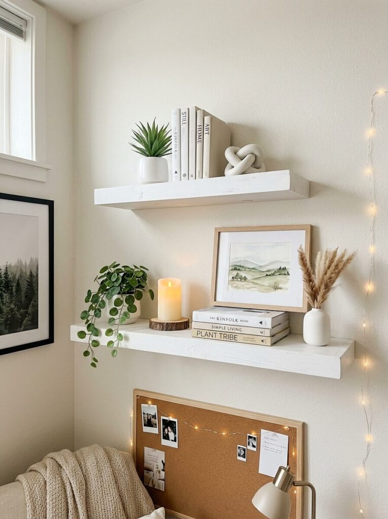 Blue and White Dorm Room Ideas