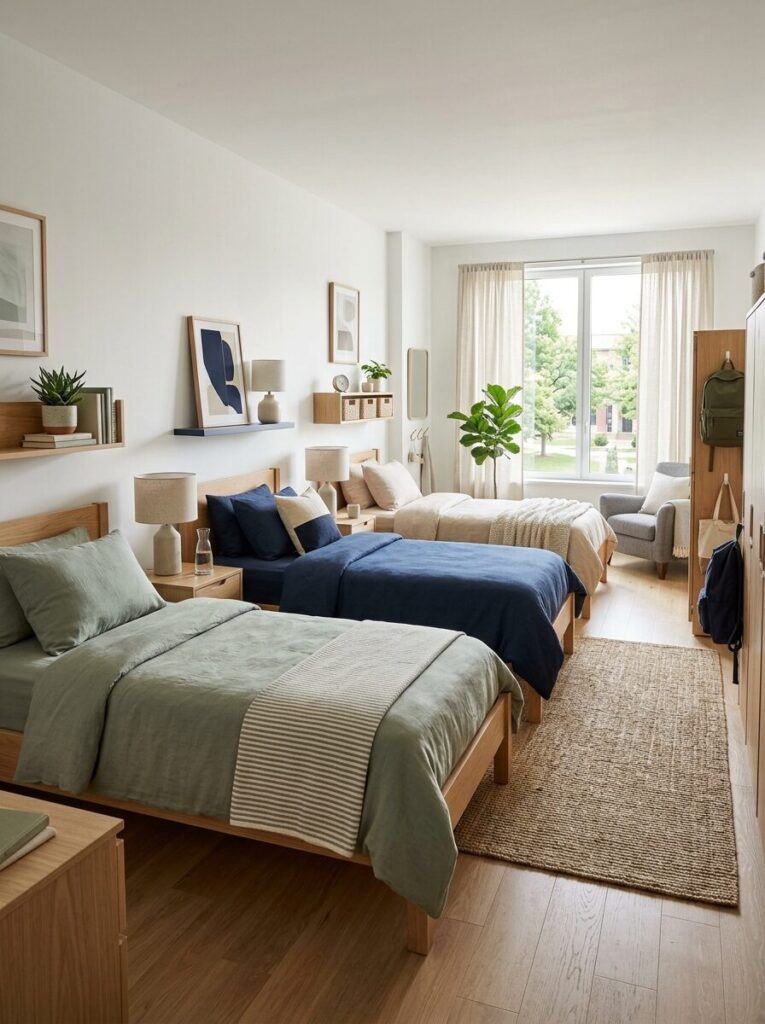 Triple Dorm Room Ideas