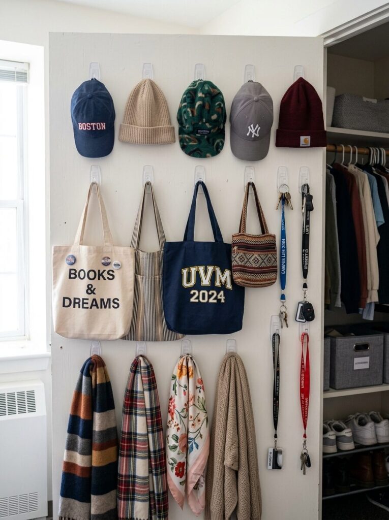 Dorm Closet Organization Ideas