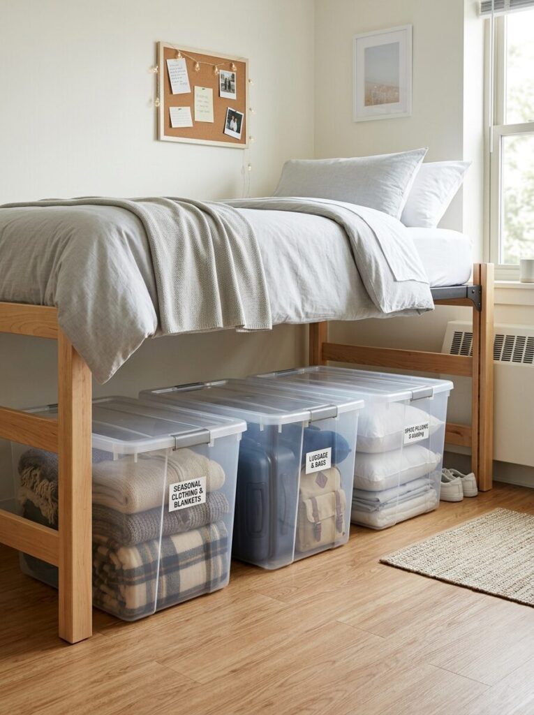 Dorm Closet Organization Ideas