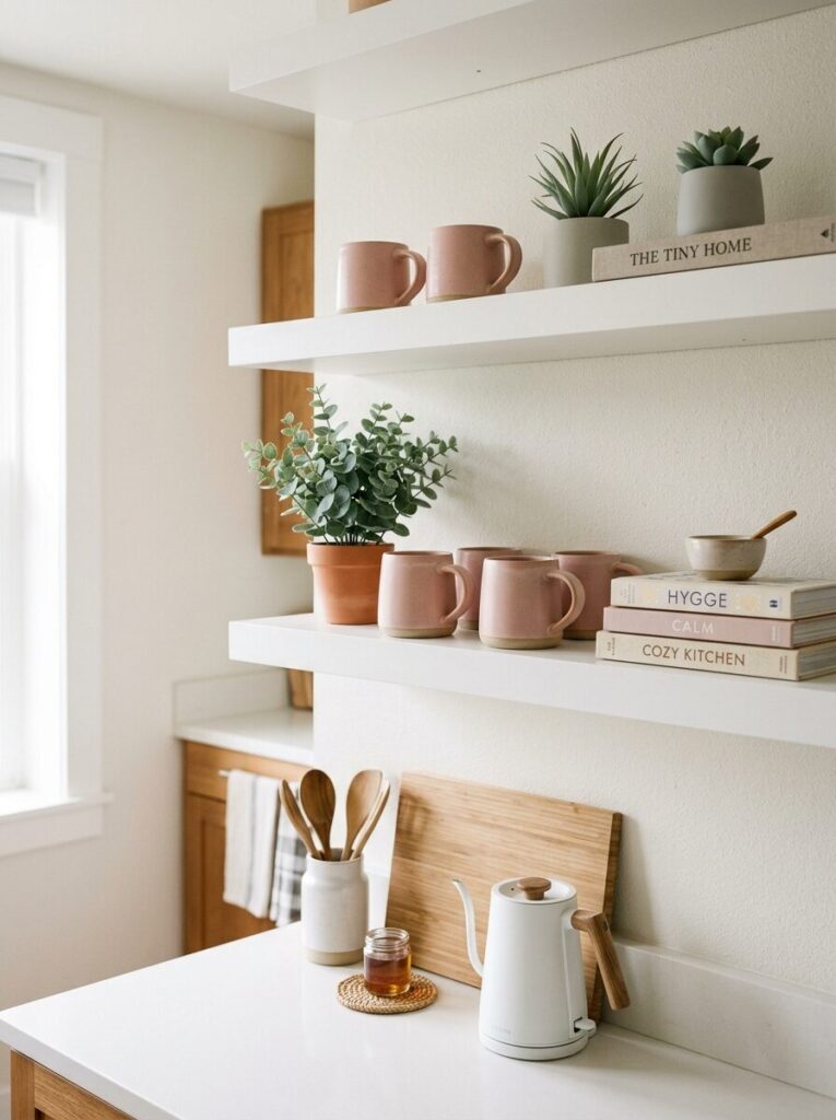 Pink and Green Dorm Room