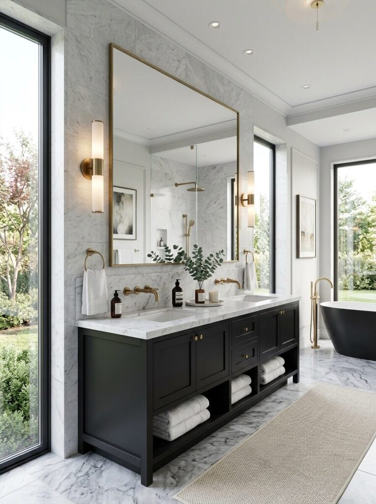 Black Vanity Bathroom Ideas