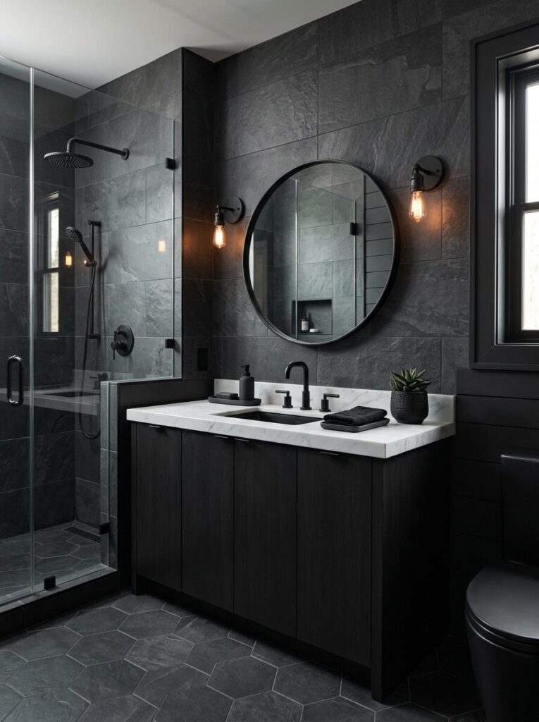 Black Vanity Bathroom Ideas