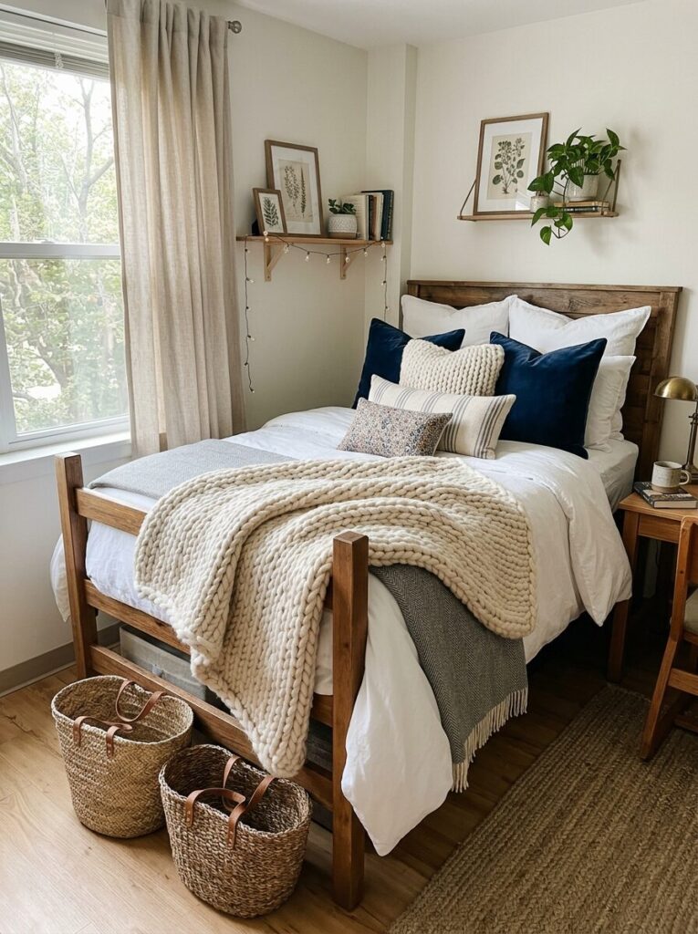 Blue Dorm Room Ideas for Girls College
