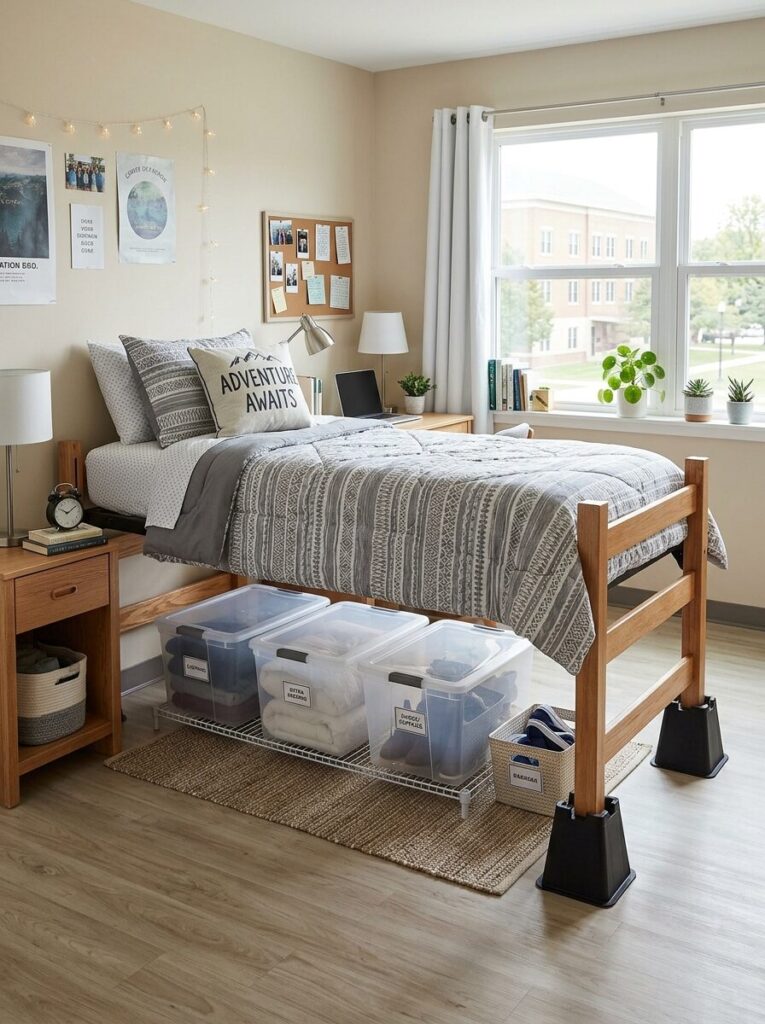 Triple Dorm Room Ideas
