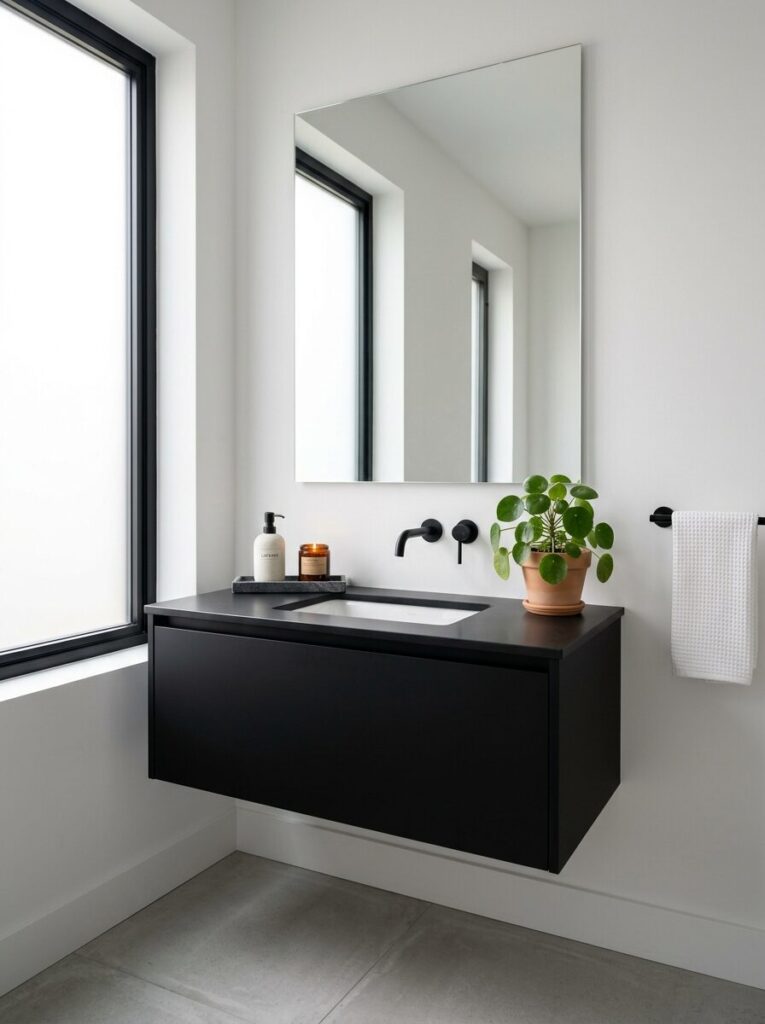 Black Vanity Bathroom Ideas