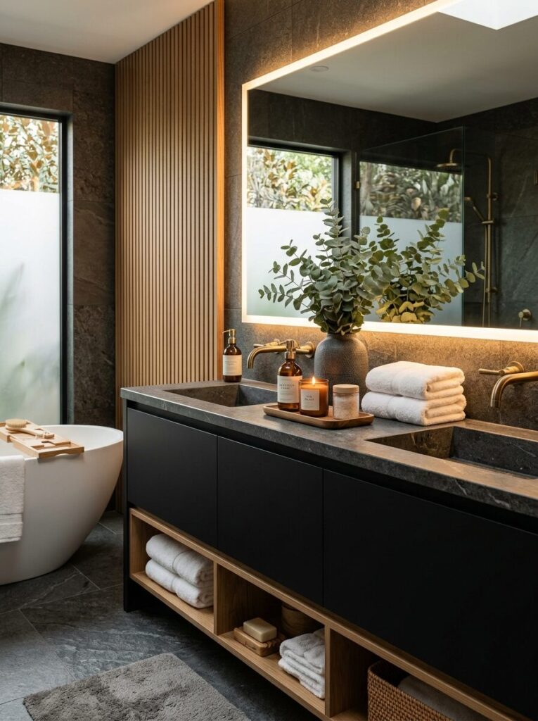Black Vanity Bathroom Ideas