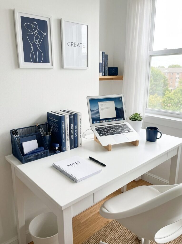 Blue Dorm Room Ideas for Girls College
