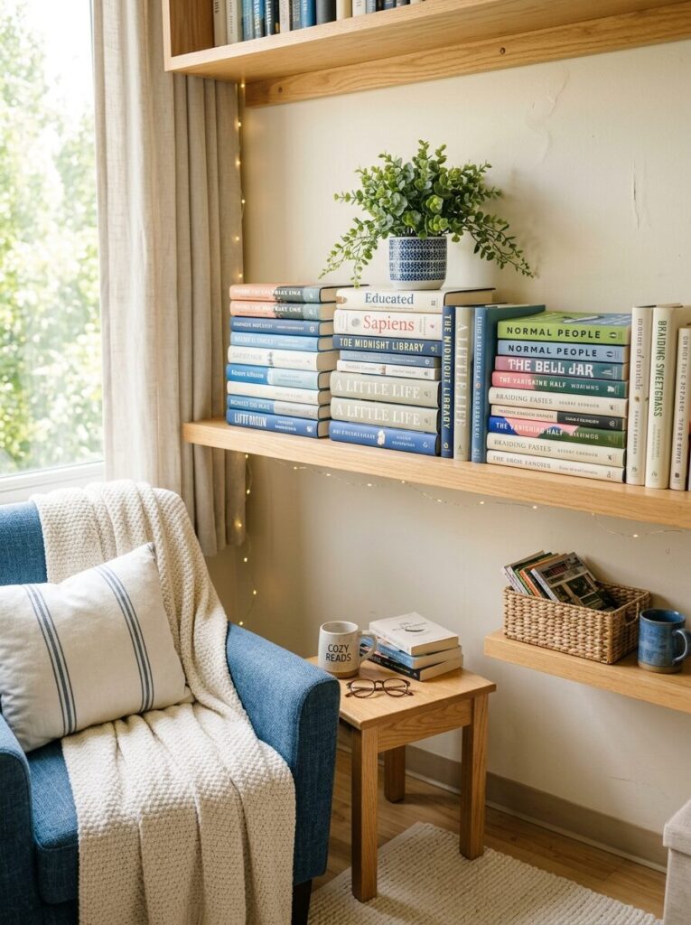 Blue and White Dorm Room Ideas