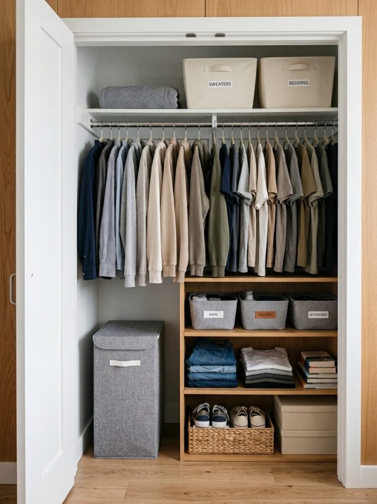 Dorm Closet Organization Ideas