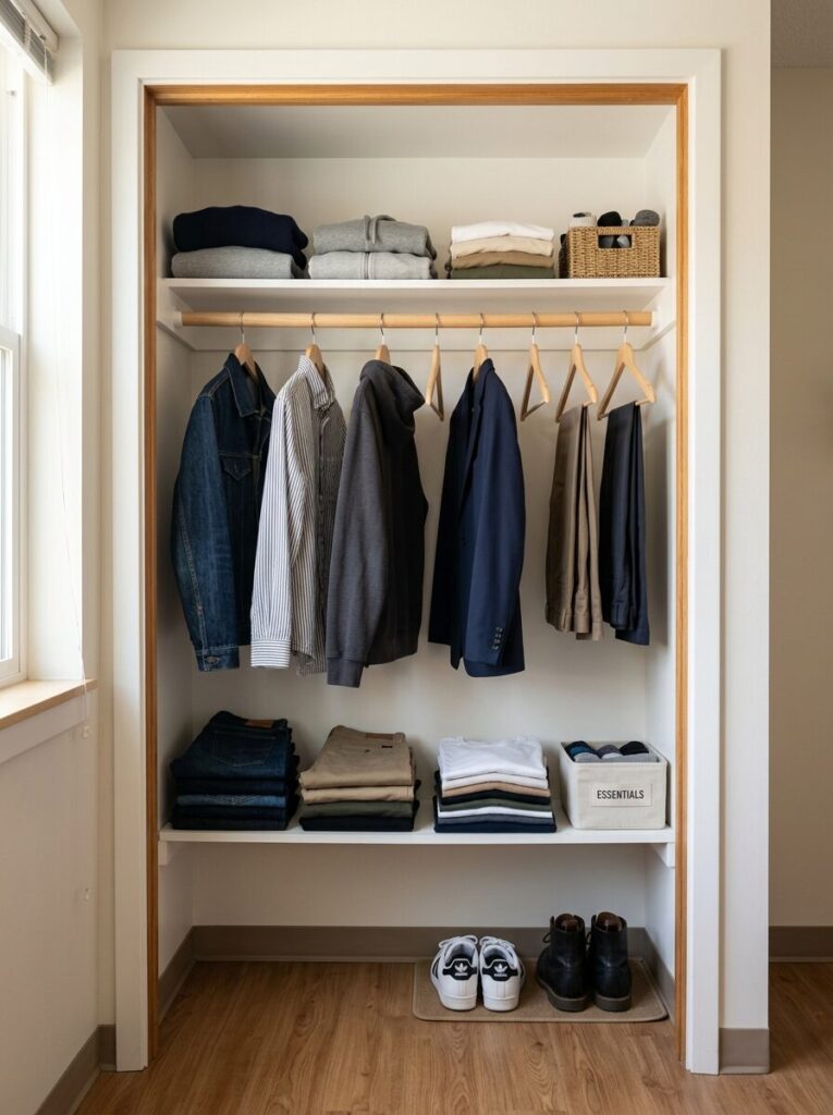 Dorm Closet Organization Ideas
