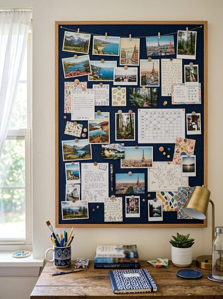 Blue and White Dorm Room Ideas