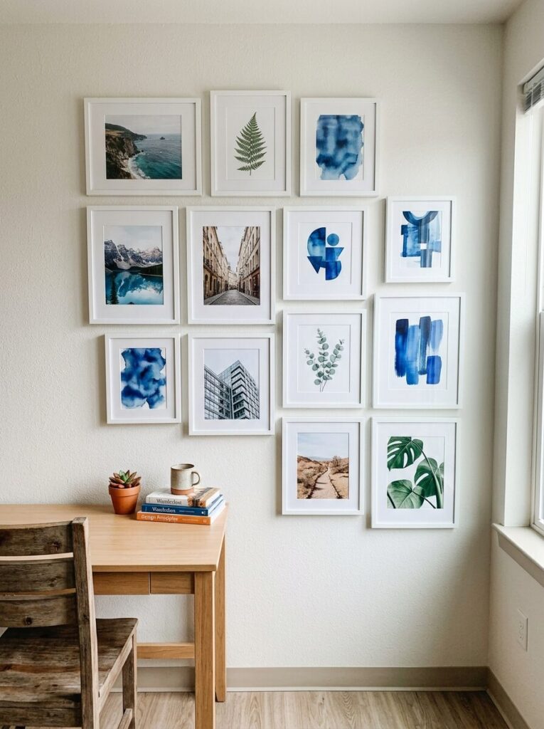 Blue and White Dorm Room Ideas
