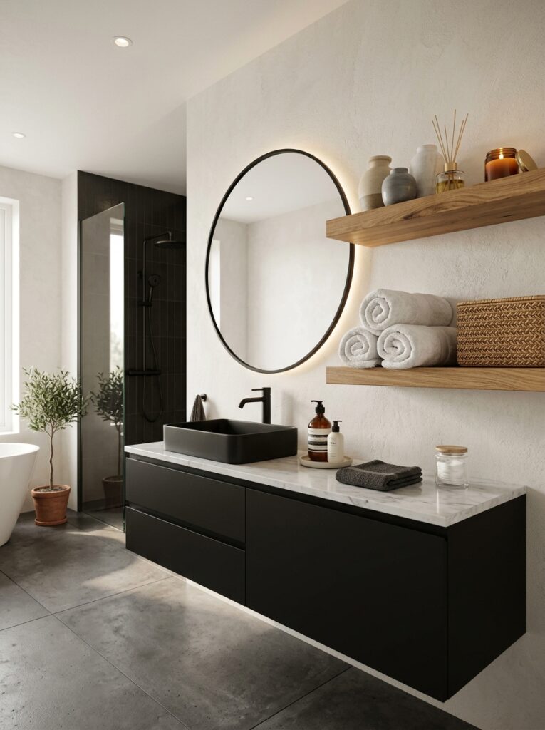 Black Vanity Bathroom Ideas
