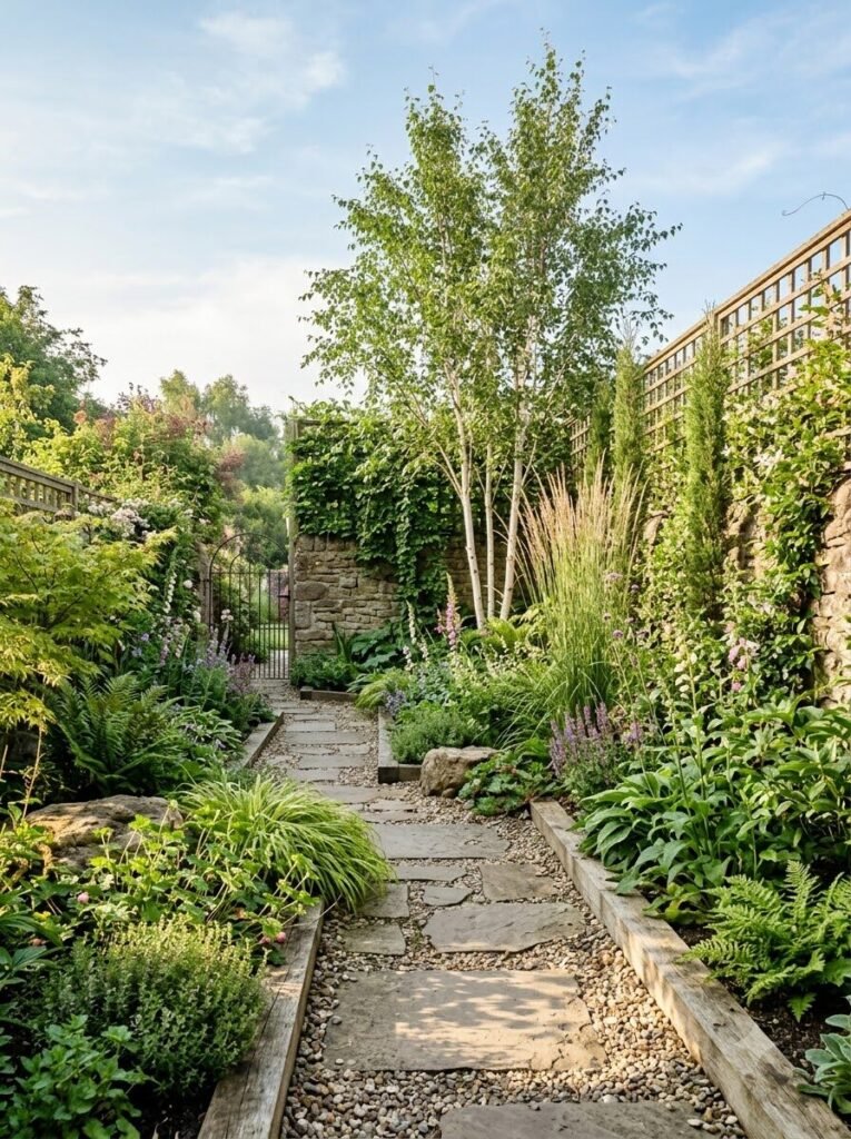 Garden Designs for Long Narrow Gardens
