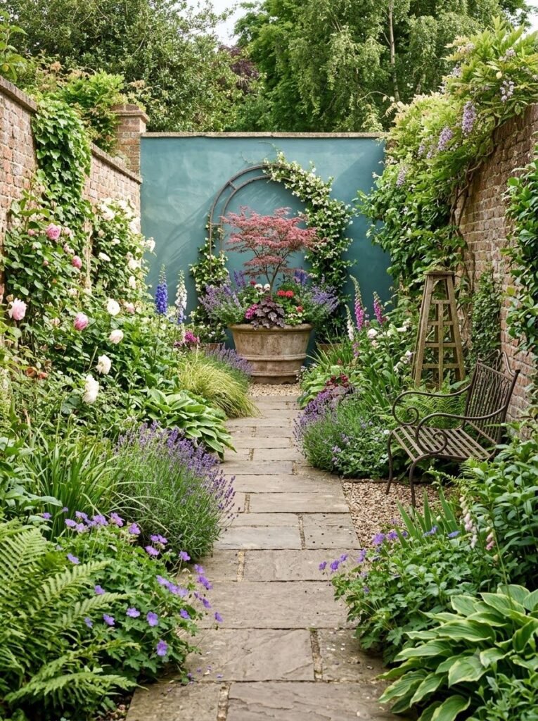 Garden Designs for Long Narrow Gardens